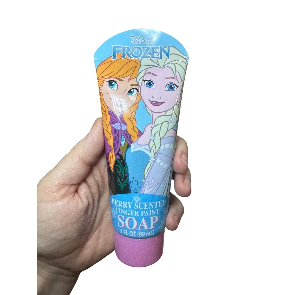 Disney Frozen Berry Scented Finger Paint Soap 3 fl oz Elsa Anna Bath Fun